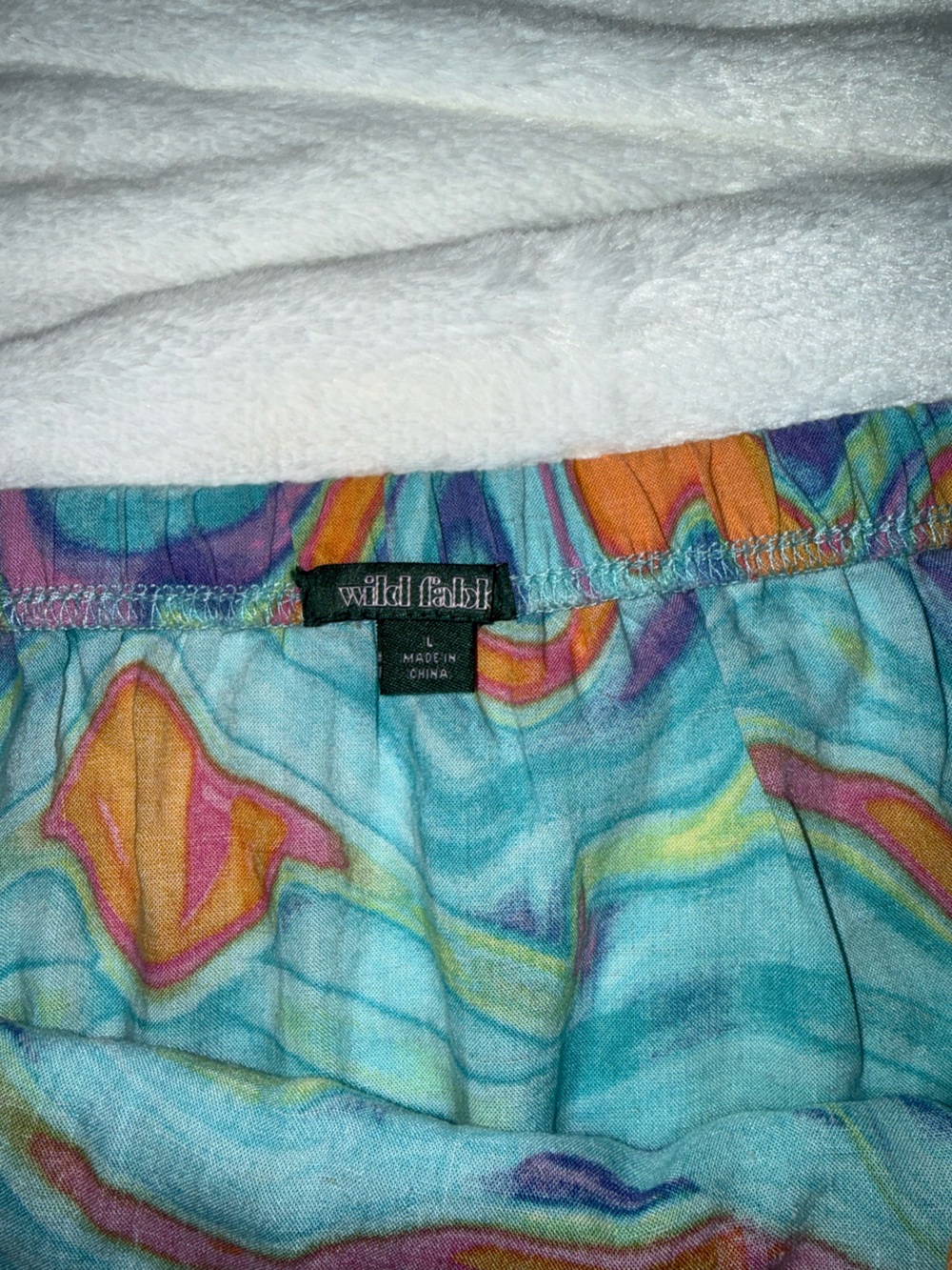 wild fable Turquoise Multicolor Swirl Top - Picture 4 of 4